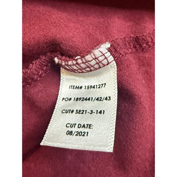 Torrid Foxy Mock Neck Keyhole Open Back Top Maroon Size 2 (2X) - Picture 6 of 8